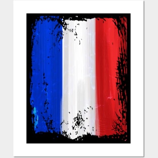 France Flag Posters and Art